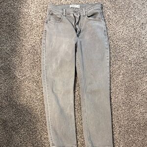 Abercrombie & Fitch Ultra High Rise Jeans - Gray